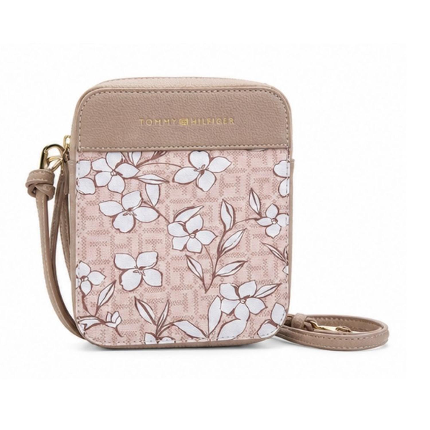 MINI CARTERA CROSSBODY TOMMY HILFIGER PORTA CELULAR - FLORES - 3