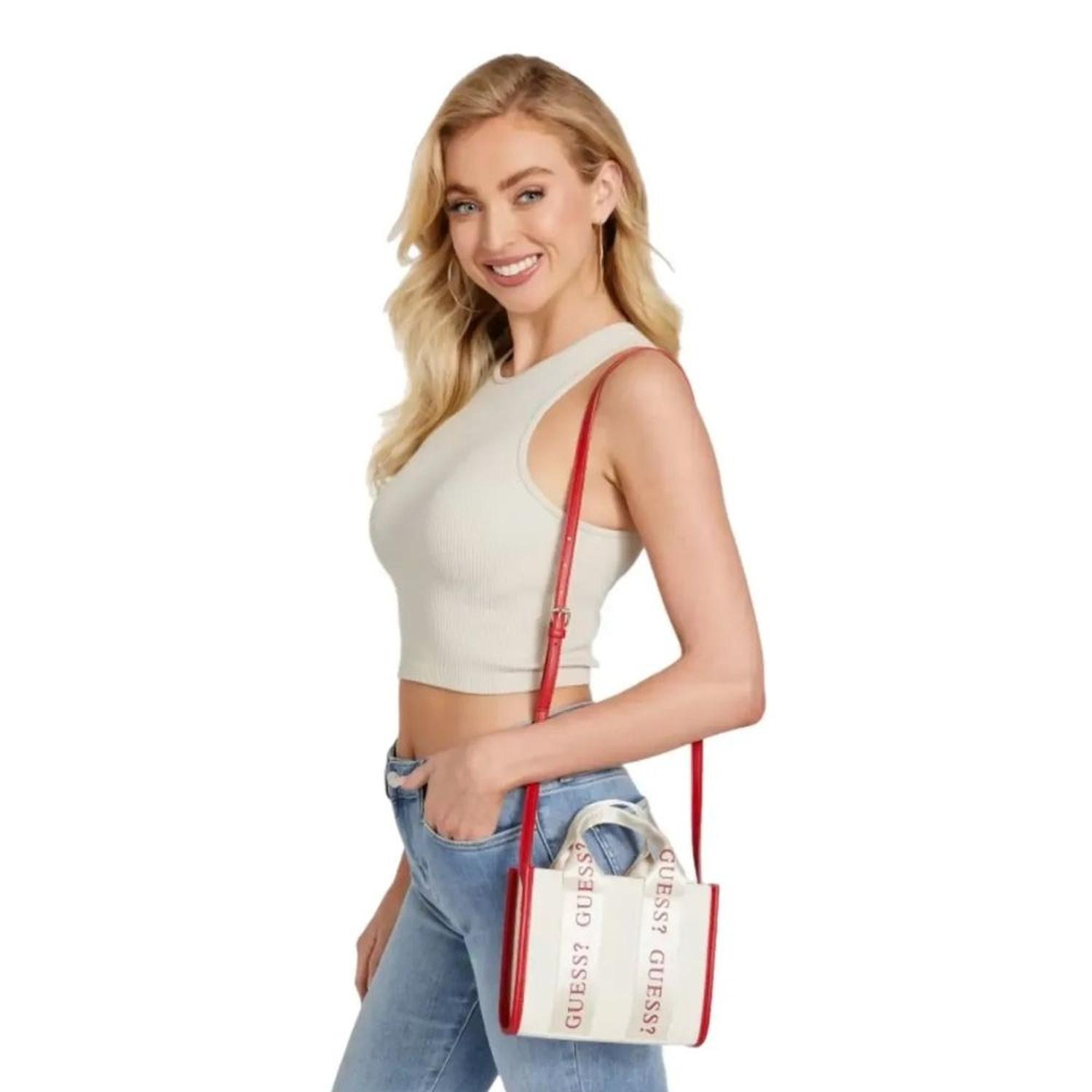 MINI TOTE CROSSBODY GUESS LOGO - 4