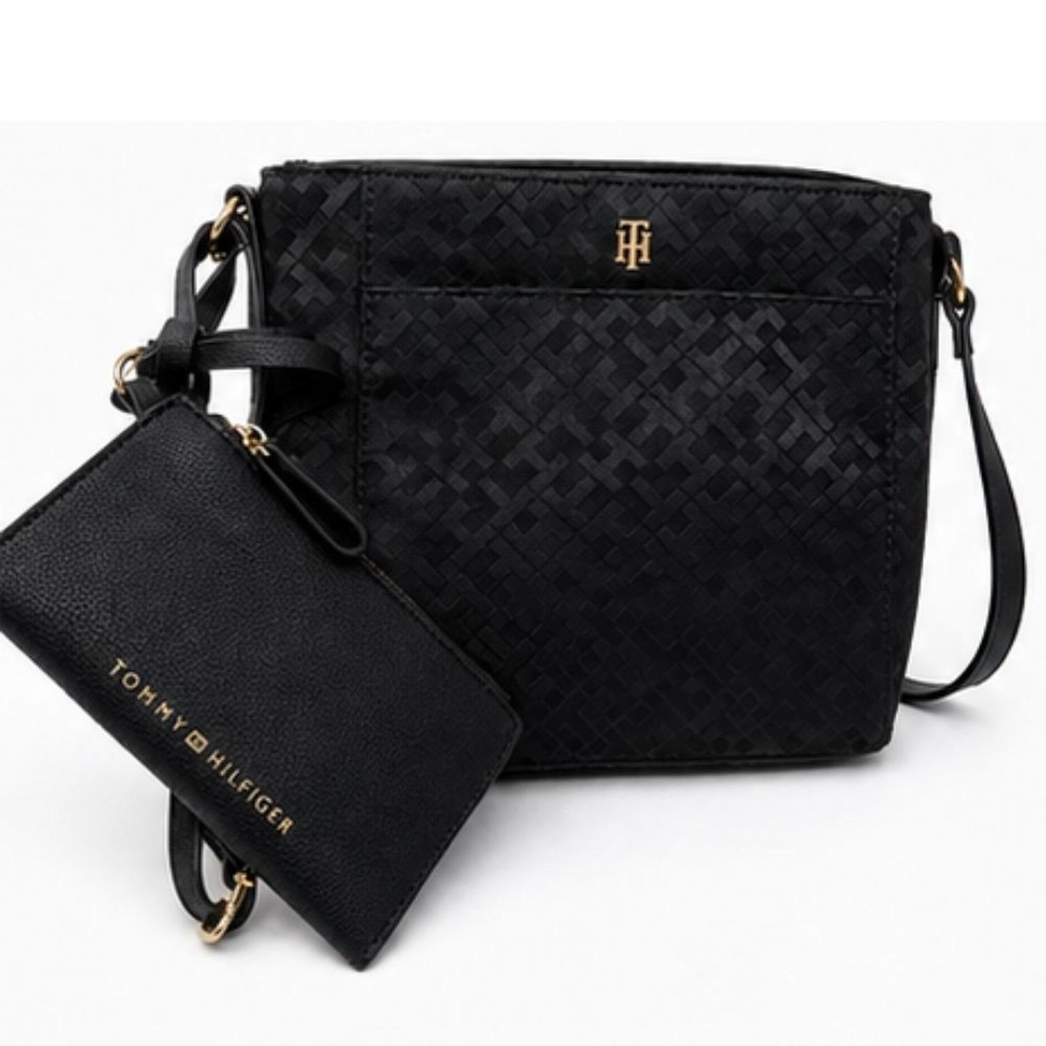 CARTERA CROSSBODY TOMMY HILFIGER CON MONEDERO - NEGRO - 2