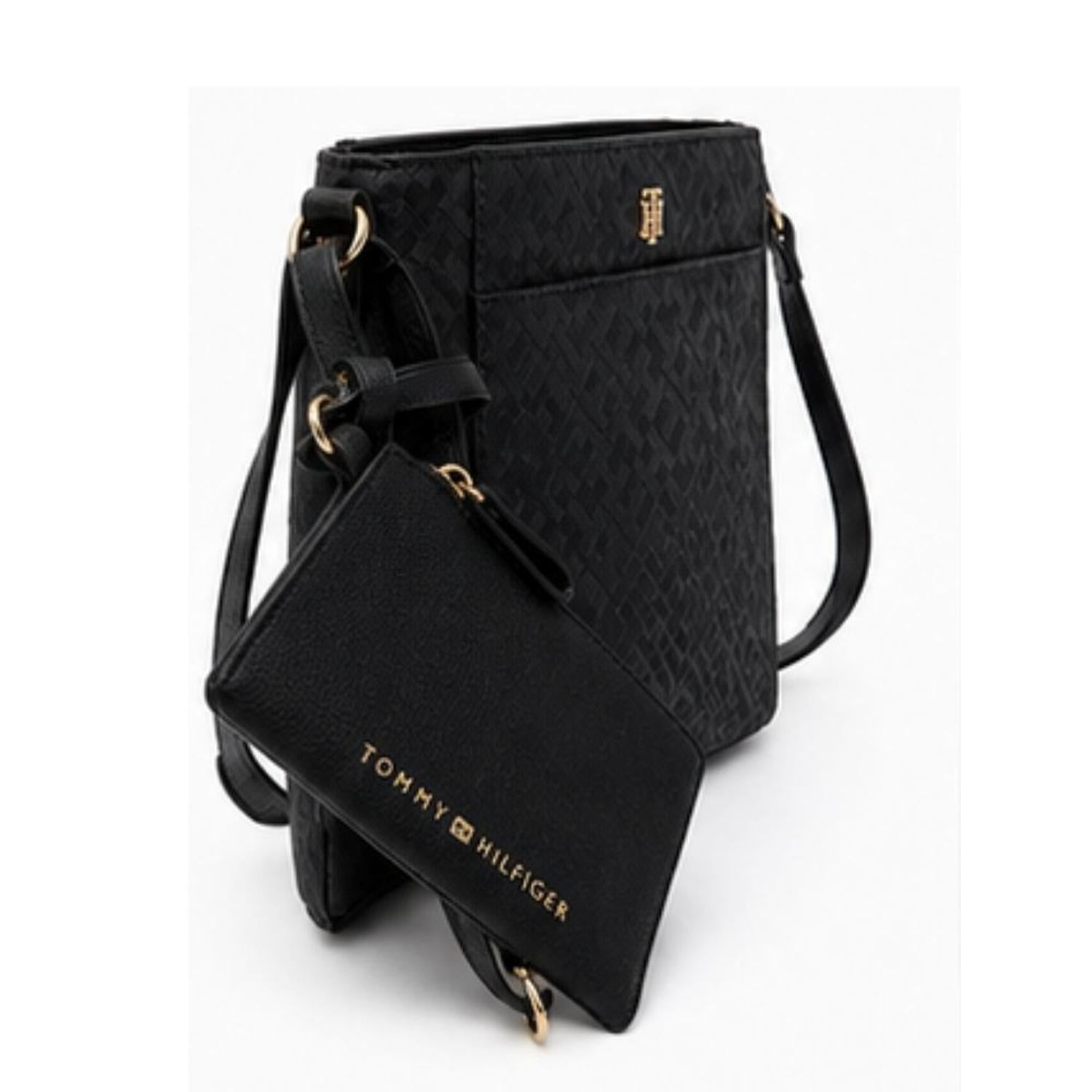 CARTERA CROSSBODY TOMMY HILFIGER CON MONEDERO - NEGRO - 4