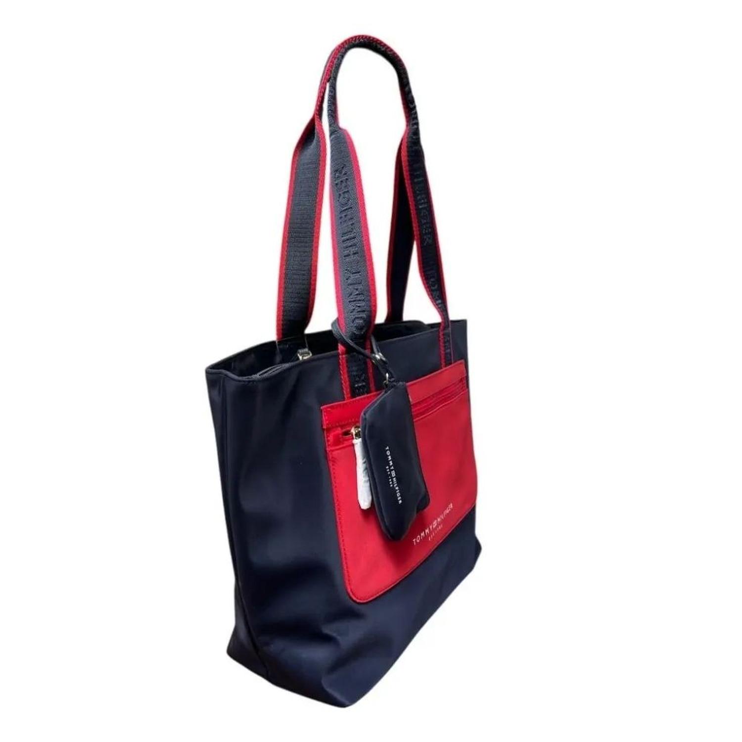 CARTERA TOTE TOMMY HILFIGER COLORBLOCK - AZUL - 2