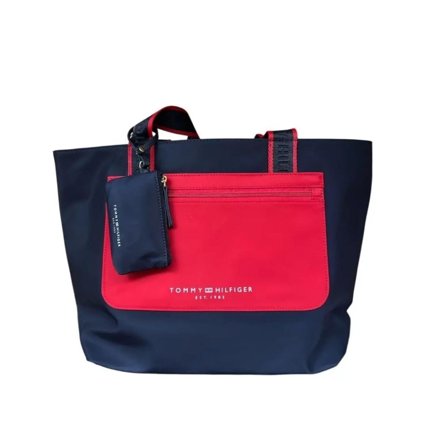 CARTERA TOTE TOMMY HILFIGER COLORBLOCK - AZUL - 3