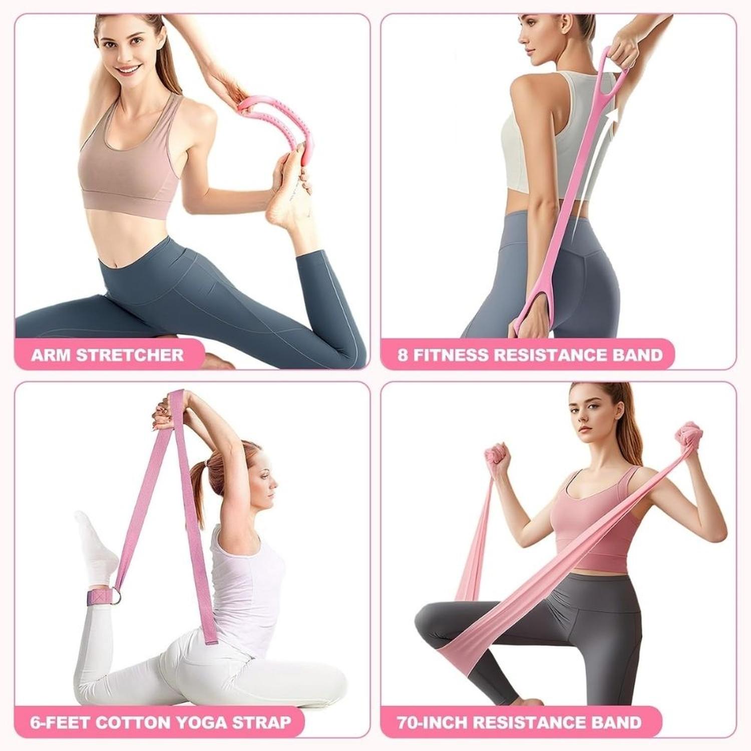 KIT COMPLETO DE PILATES O YOGA - 14 PZAS - 6