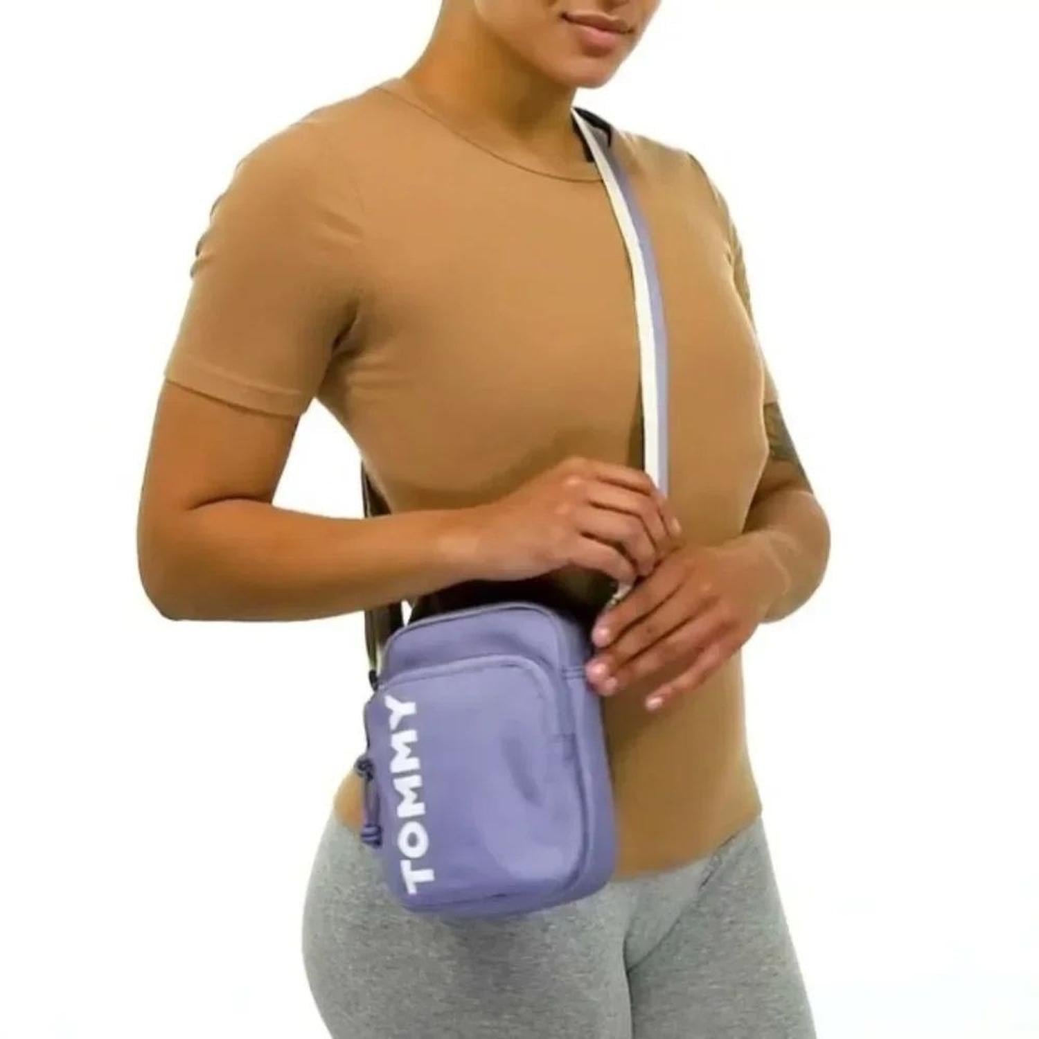 CROSSBODY O CARTERA TOMMY HILFIGER CORY II MINI REPORTER - VIOLETA - 2