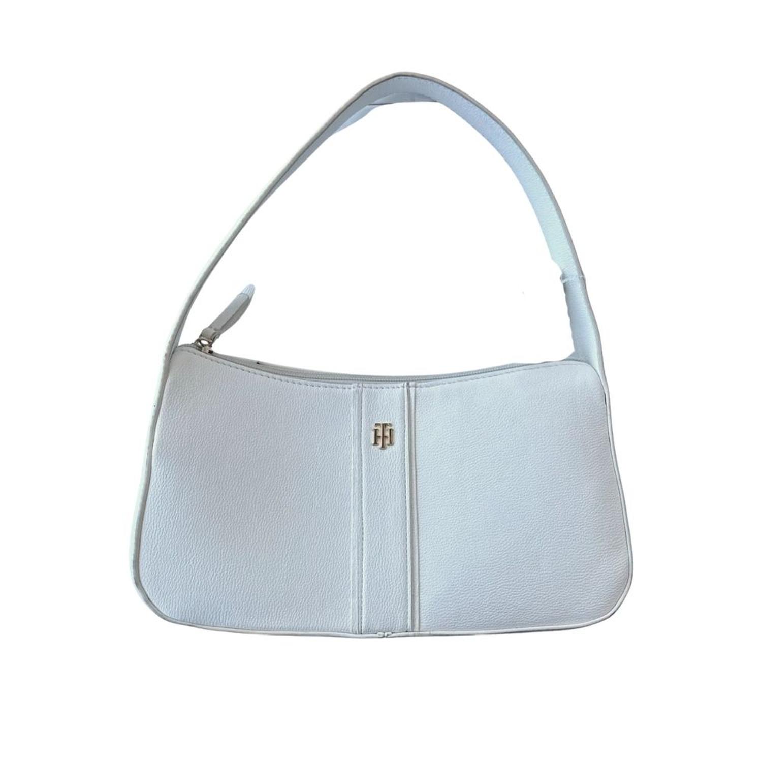CARTERA SATCHEL TOMMY HILFIGER - BLANCA - 1