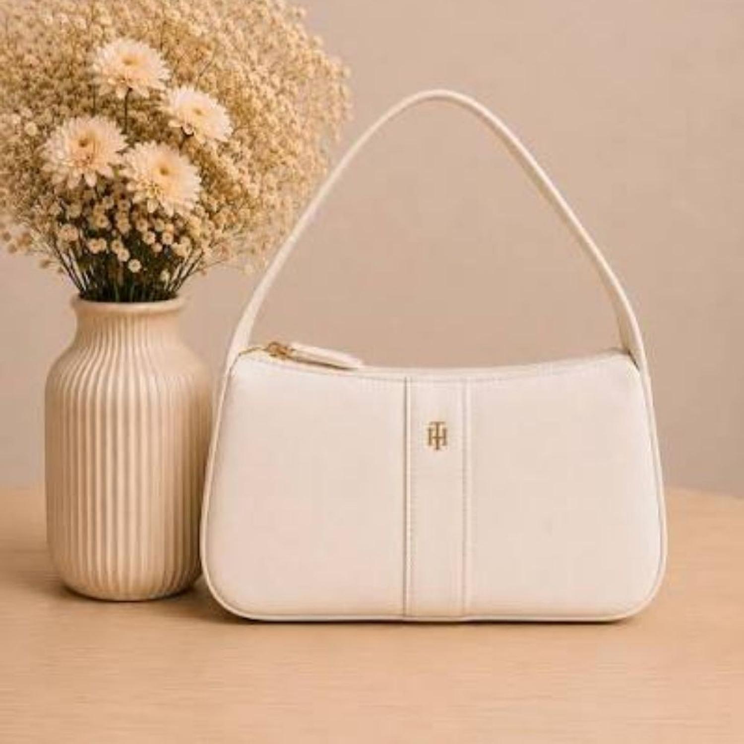 CARTERA SATCHEL TOMMY HILFIGER - BLANCA - 2