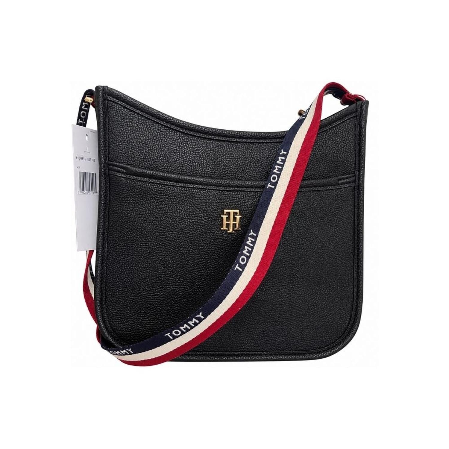 CARTERA O CROSSBODY TOMMY HILFIGER ASA LOGO PRINT - NEGRO - 1