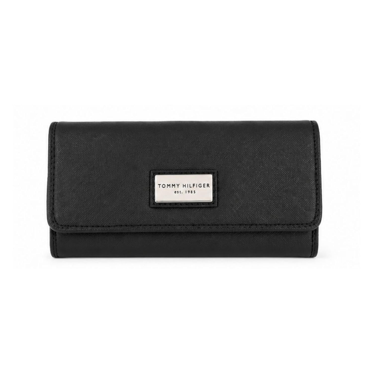 BILLETERA MUJER TOMMY HILFIGER - NEGRA - 1