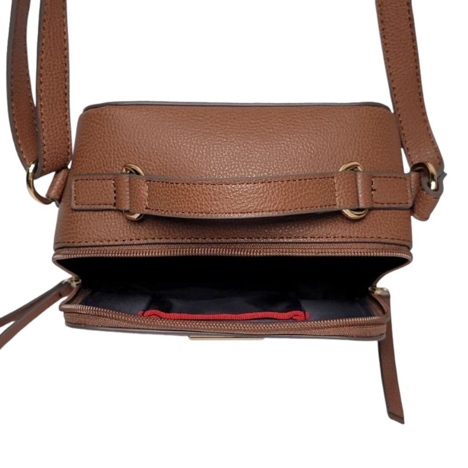 CARTERA CROSSBODY TOMMY HILFIGER SQUARE BOX - MARRON - 2