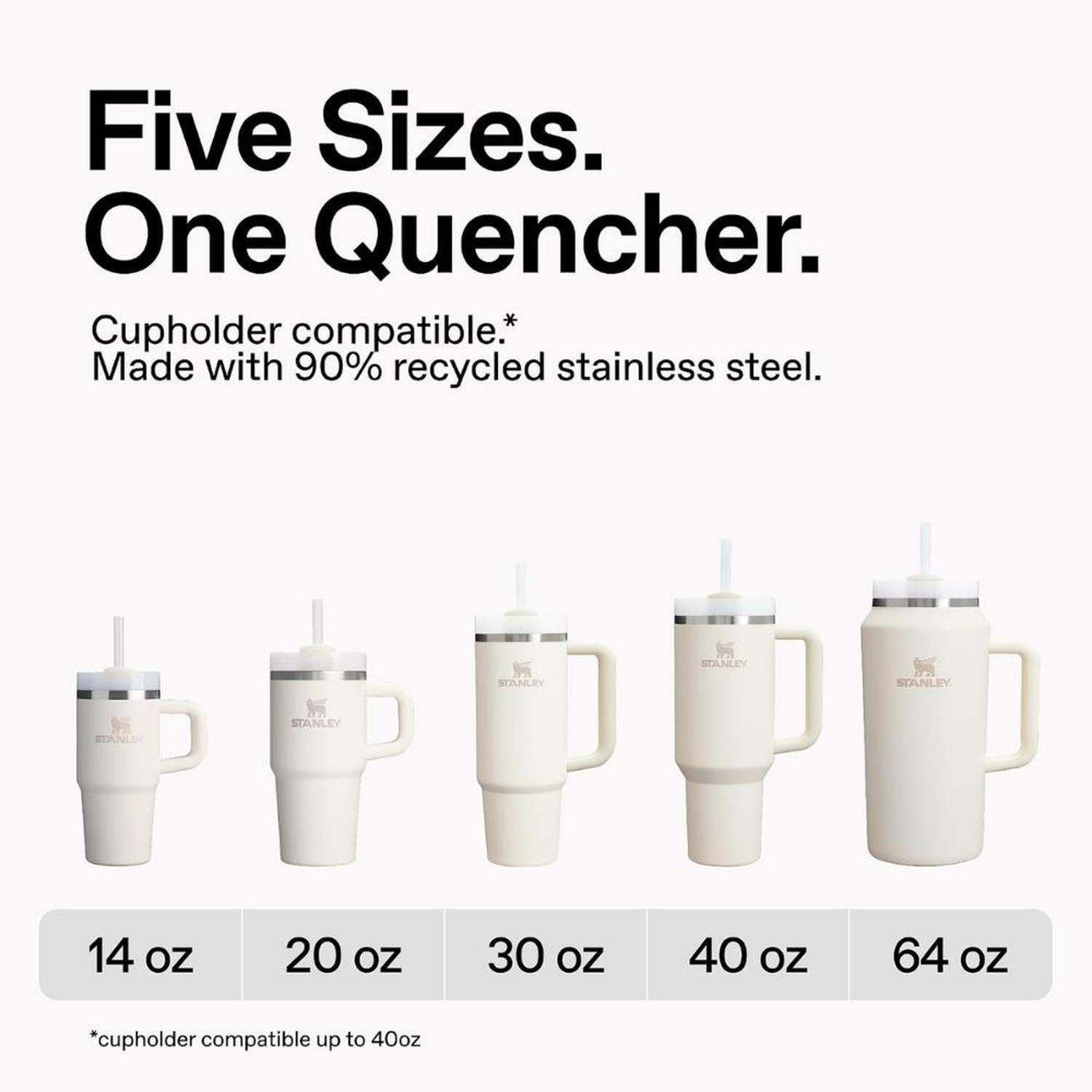 TUMBLER STANLEY QUENCHER H2.0 40 OZ - STAINLESS STEEL SHALE - 3