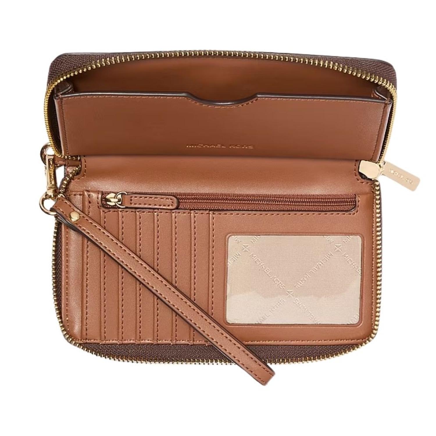 BILLETERA WRISLET MICHAEL KORS PORTA CELULAR - MARRON - 2