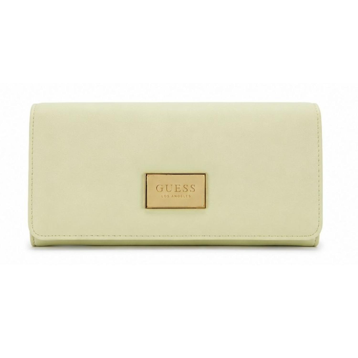 BILLETERA PORTA CELULAR PARA MUJER GUESS ABREE SLG - VERDE - 1