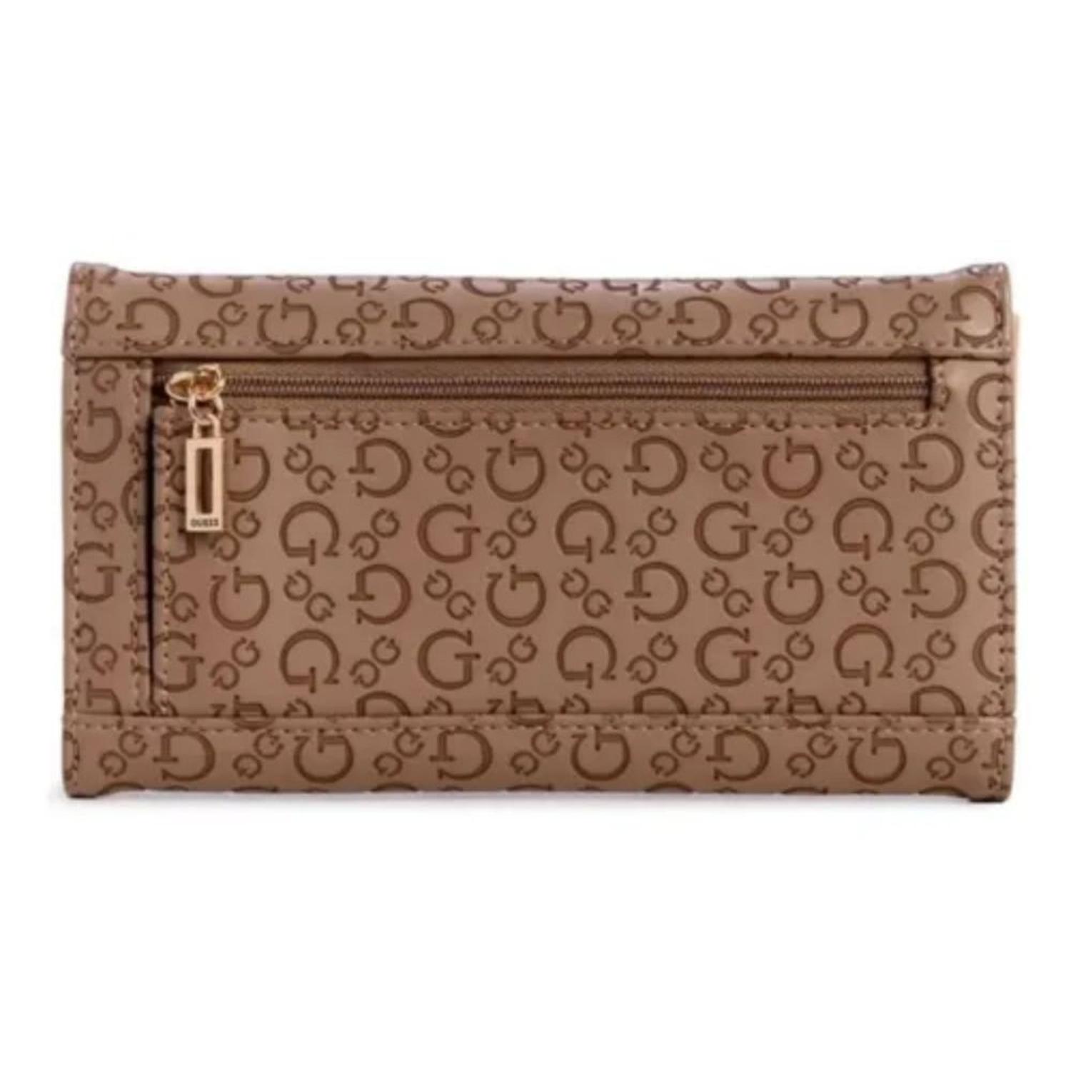 BILLETERA PARA MUJER GUESS BOWIE SLG - LATTE - 2
