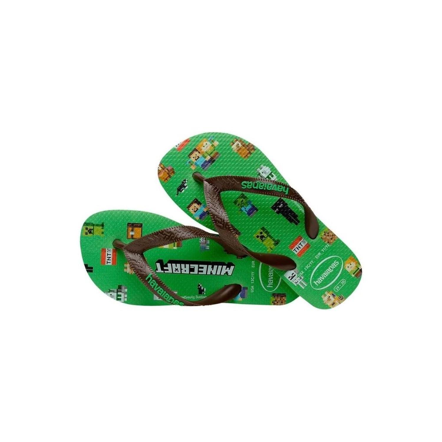 SANDALIAS PARA NINOS HAVAIANAS MINECRAFT - TALLA 25 - 2
