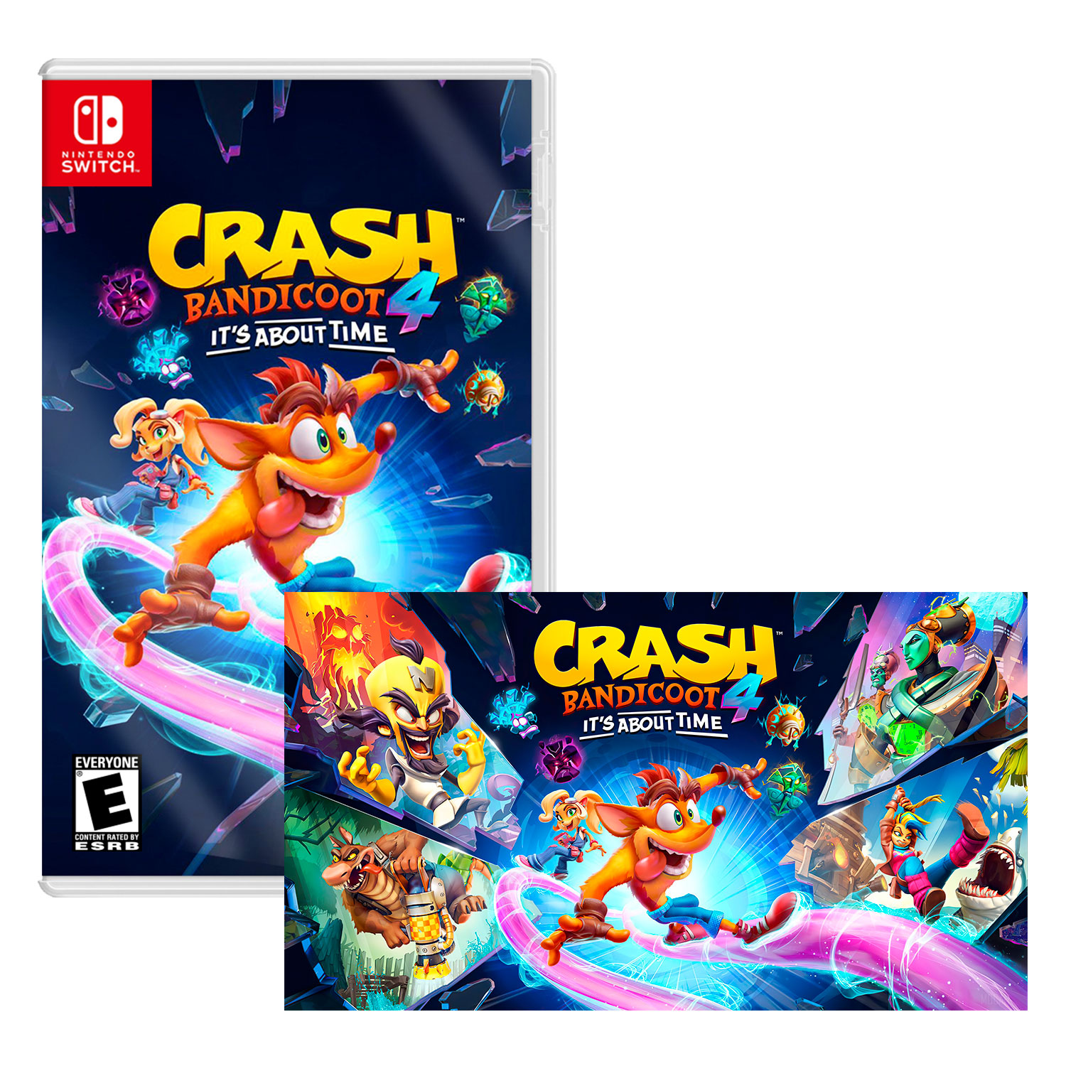 CRASH BANDICOOT 4 ITS ABOUT TIME + POSTER NINTENDO SWITCH - 1