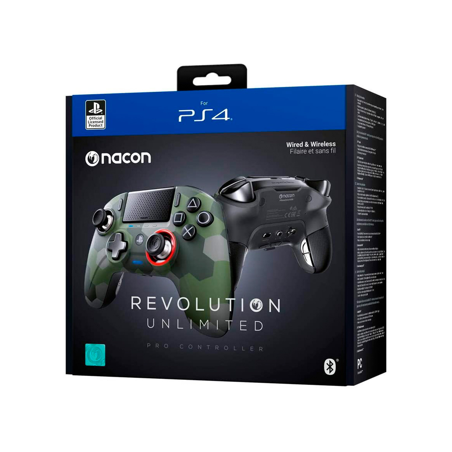CONTROLADOR NACON PRO CONTROLLER REVOLUTION UNLIMITED VERDE CAMUFLADO PLAYSTATION 4 - 1