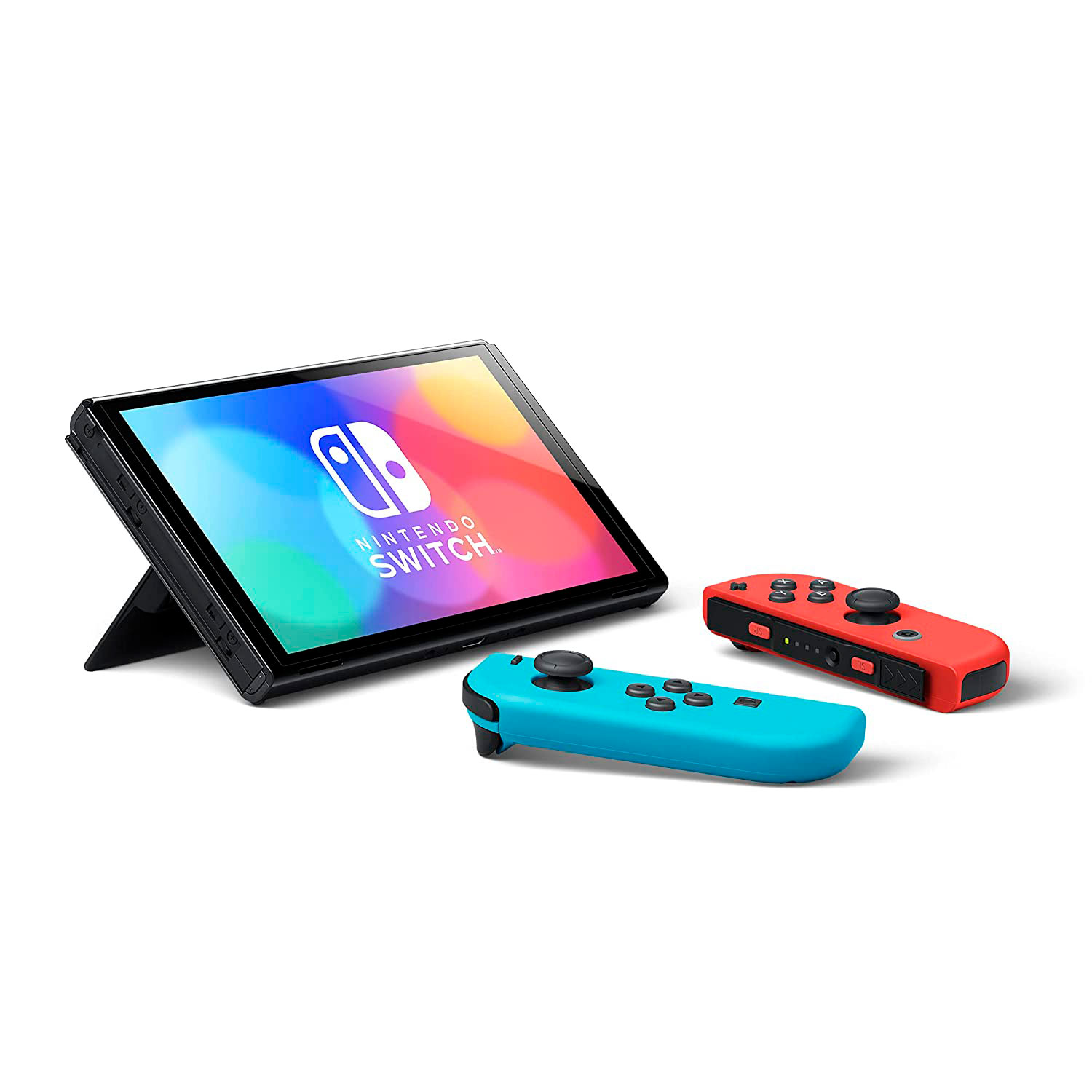 CONSOLA NINTENDO SWITCH MODELO OLED NEON + LUIGIS MANSION 3 - 6