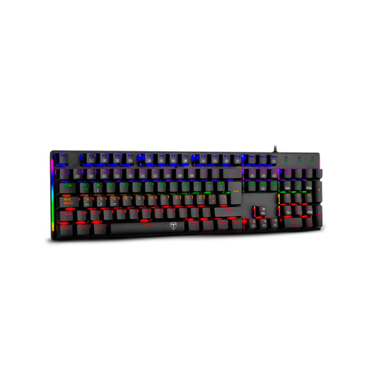 TECLADO GAMER T-DAGGER NAXOS RAINBOW SPANISH T-TGK310-BL SP BLUE SWITCH - 2