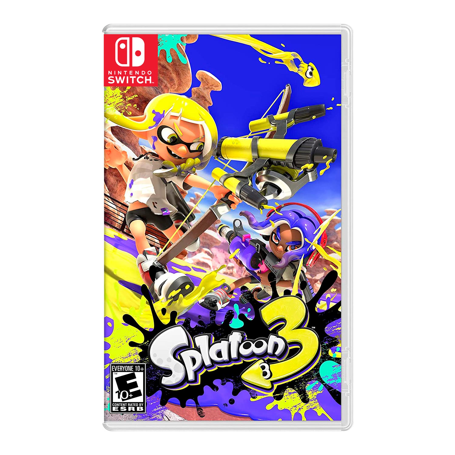 CONSOLA NINTENDO SWITCH OLED BLANCO + SPLATOON 3 - 5