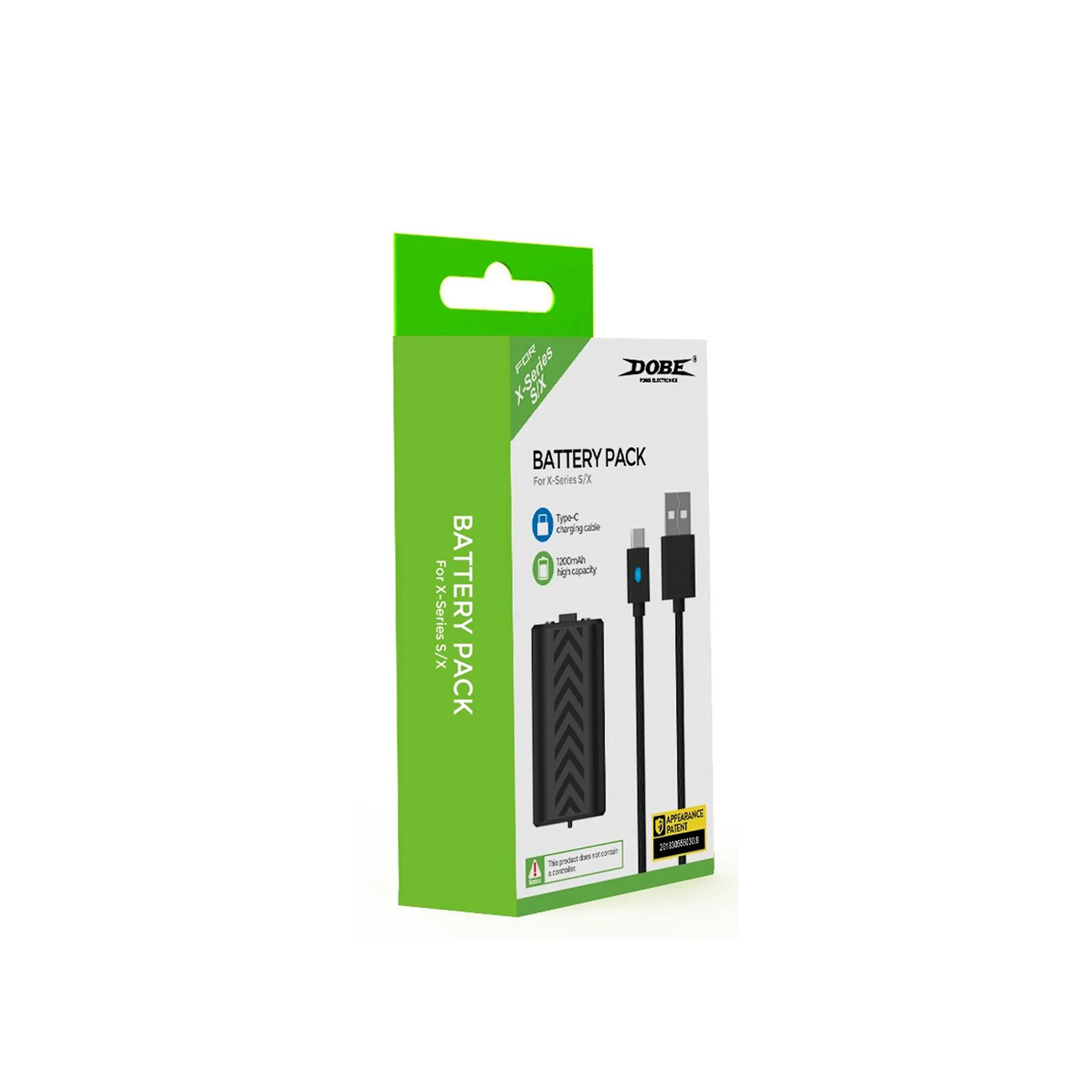 BATERIA RECARGABLE DOBE + CABLE USB C PARA X-SERIES S/X 1200MAH 3M NEGRO - 1