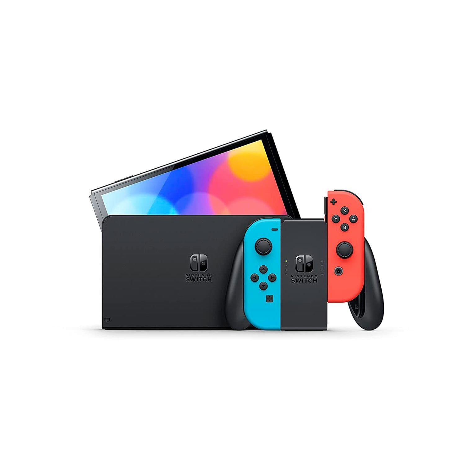 CONSOLA NINTENDO SWITCH MODELO OLED NEON + MARIO KART 8 + ESTUCHE MARIO KART - 2