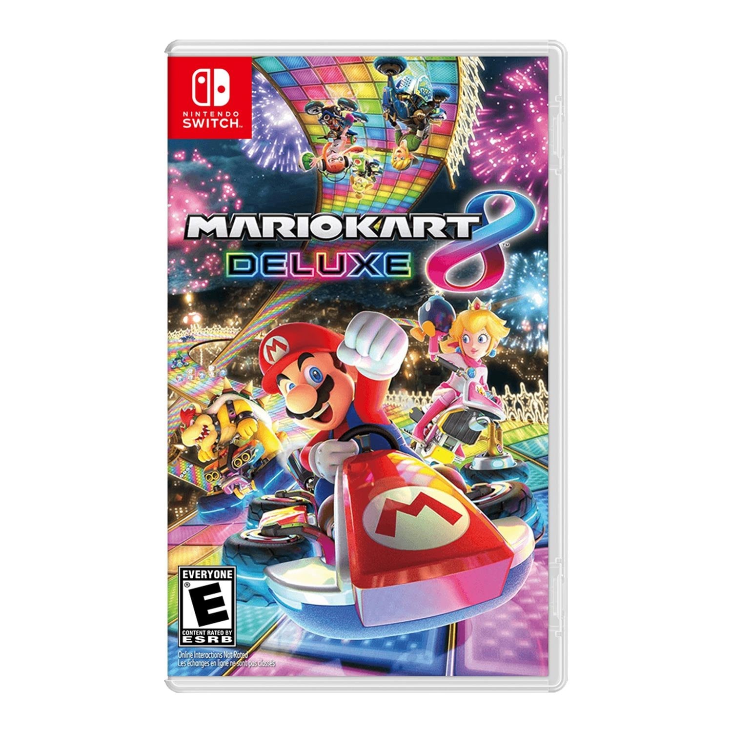 CONSOLA NINTENDO SWITCH MODELO OLED NEON + MARIO KART 8 + ESTUCHE MARIO KART - 5