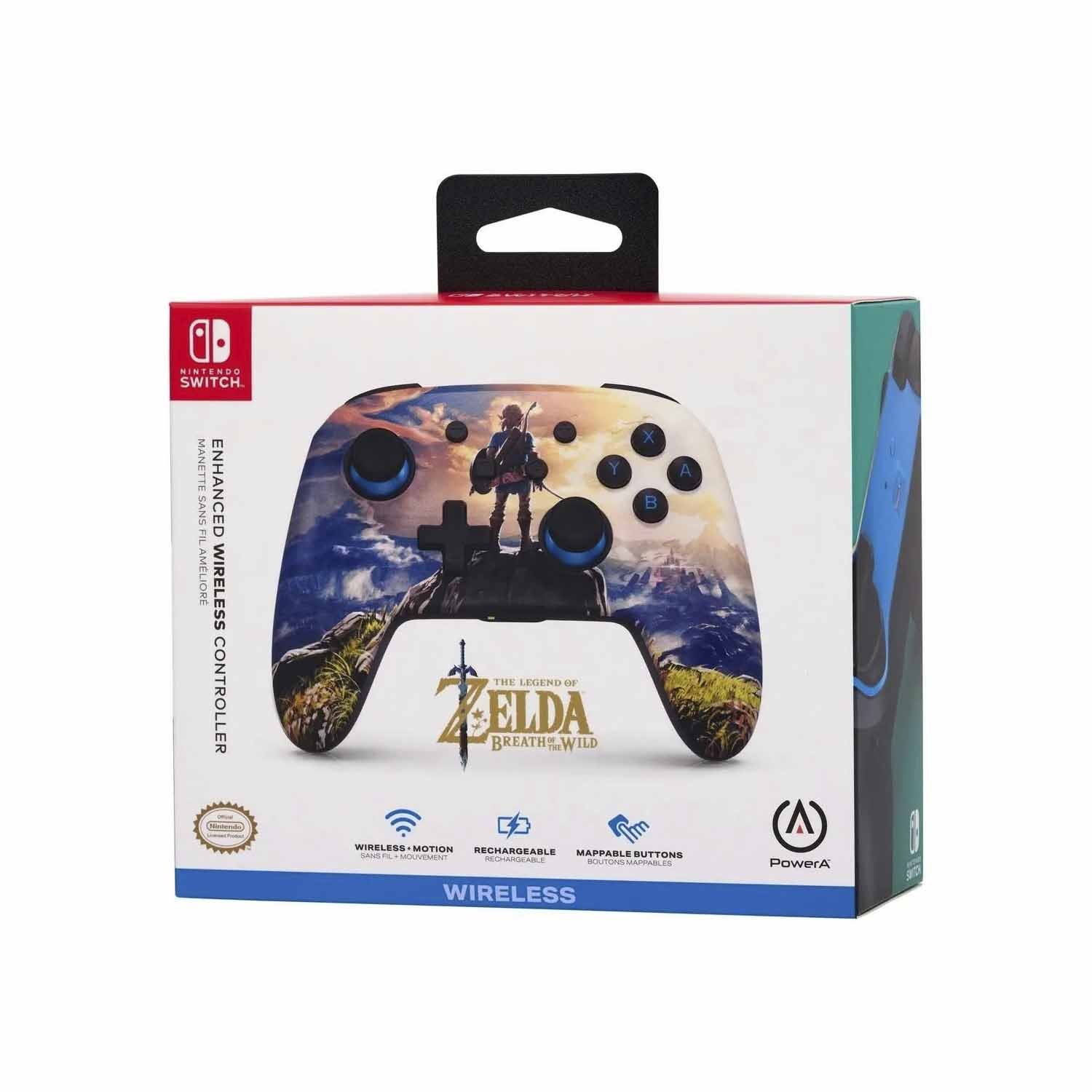 MANDO PRO POWERA WIRELESS NINTENDO SWITCH KINGDOM OF HYRULE - 4