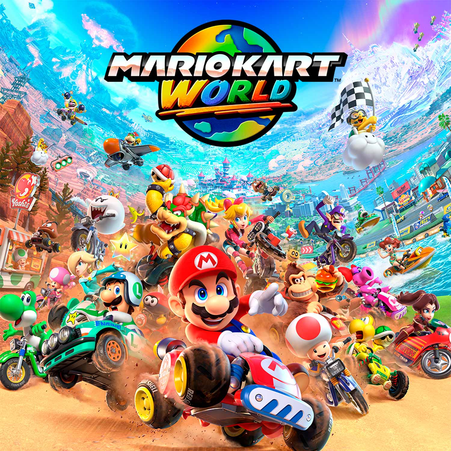 CONSOLA NINTENDO SWITCH 2 BUNDLE MARIO KART WORLD - 6