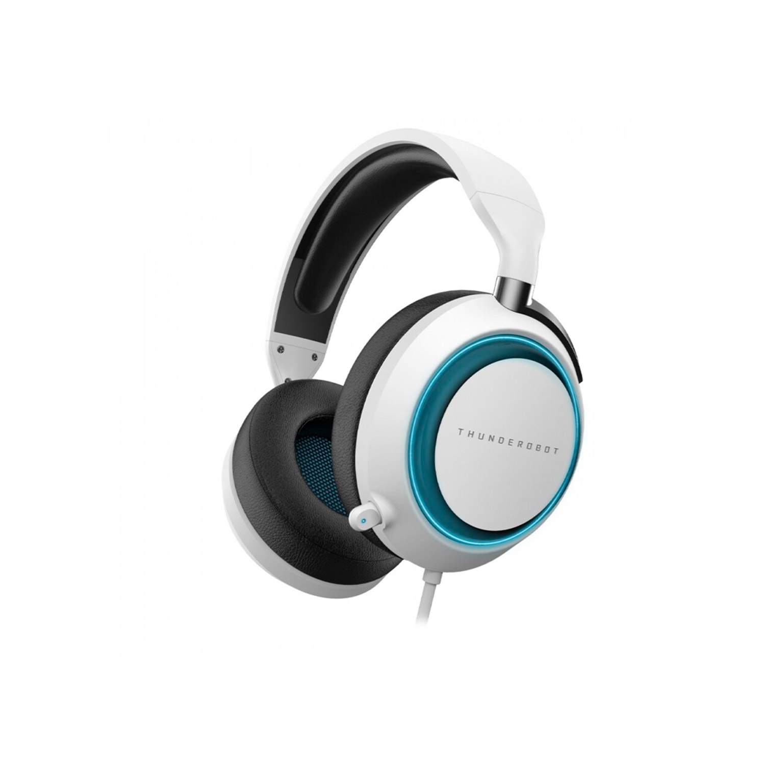 AUDIFONO GAMER THUNDEROBOT HG503 PRO CABLEADO 7.1 VIRTUAL RGB BLANCO - 1