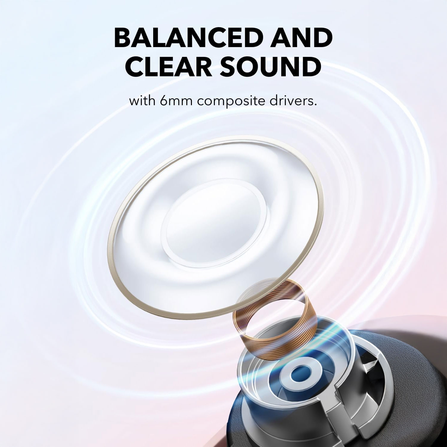 AUDIFONO ANKER BLUETOOTH SOUNDCORE A30I ROSADO - 4