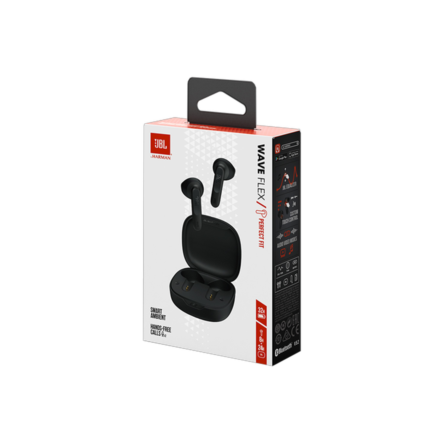 AUDIFONOS BLUETOOTH JBL PERFECT FIT WAVE FLEX 2 NEGRO - 4
