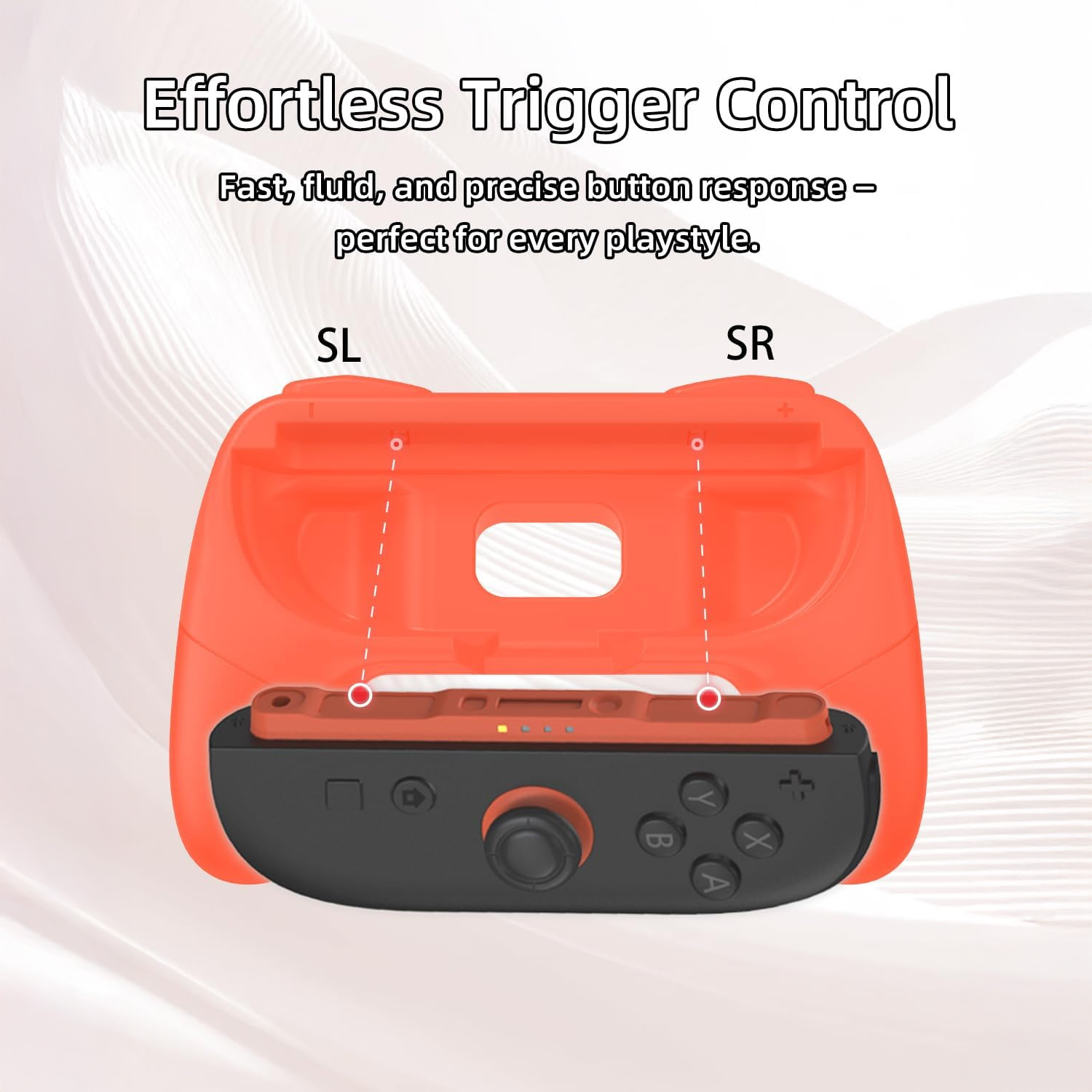HANDGRIP KJH PARA JOY CON NINTENDO SWITCH 2 ROJO - 4