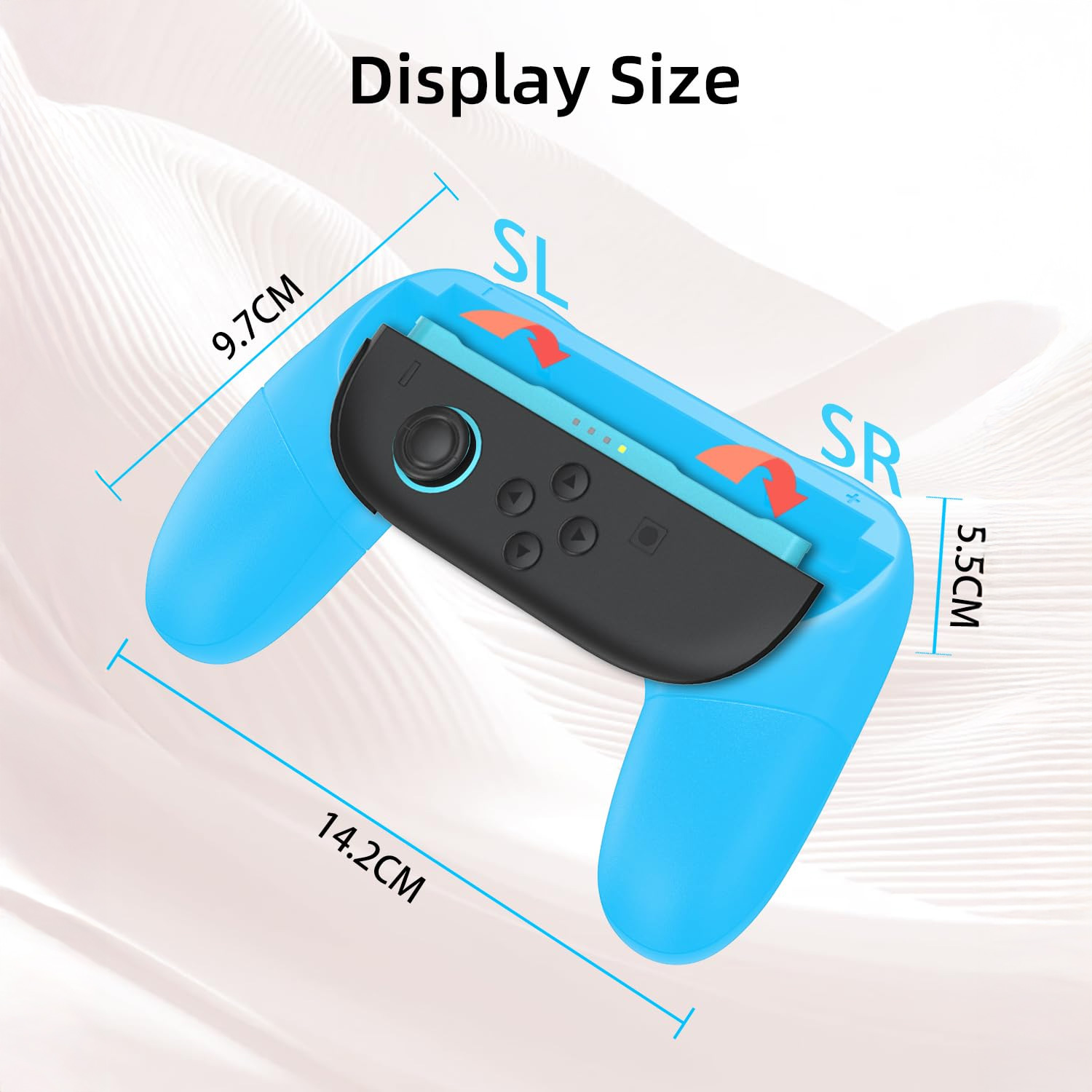HANDGRIP KJH PARA JOY CON NINTENDO SWITCH 2 AZUL - 4