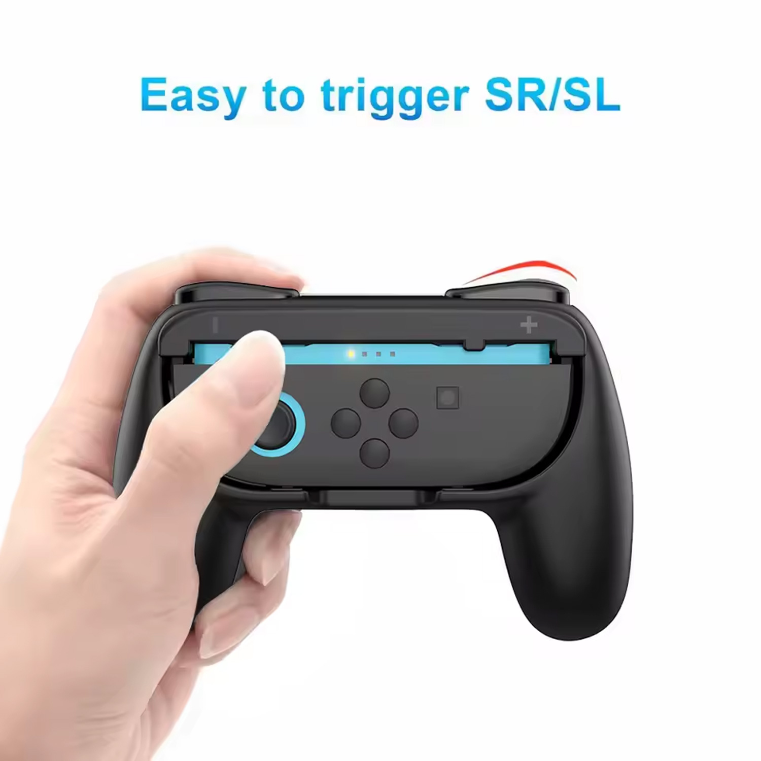 HANDGRIP KJH PARA JOY CON NINTENDO SWITCH 2 NEGRO - 4