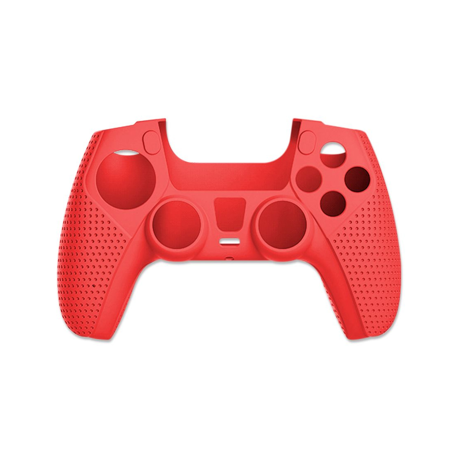 PROTECTOR DE SILICONA PARA MANDO PS5 DUALSENSE AKSW-181 BLANCO-ROJO - 1