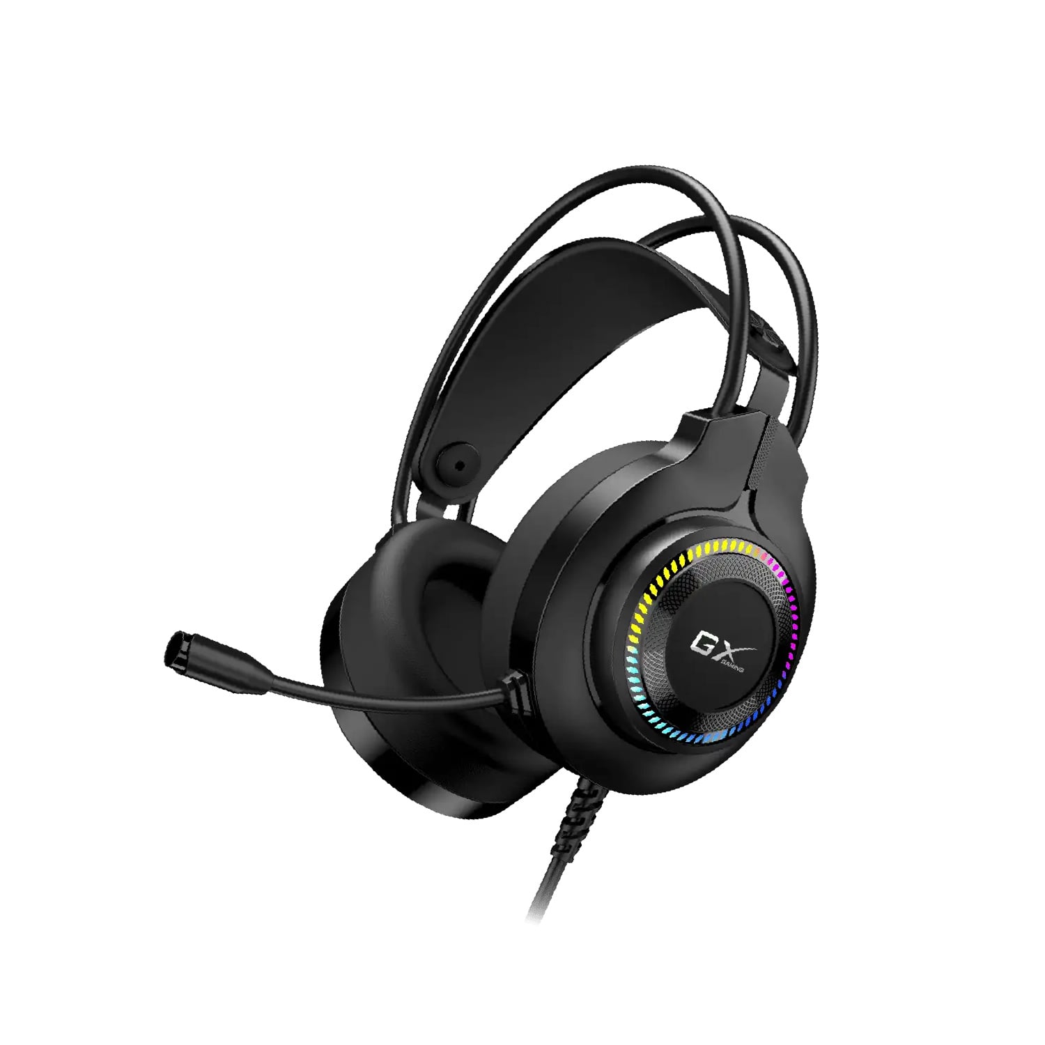 AUDIFONOS GAMER GENIUS HS-GX580U USB HEADSET RGB BLACK - 1
