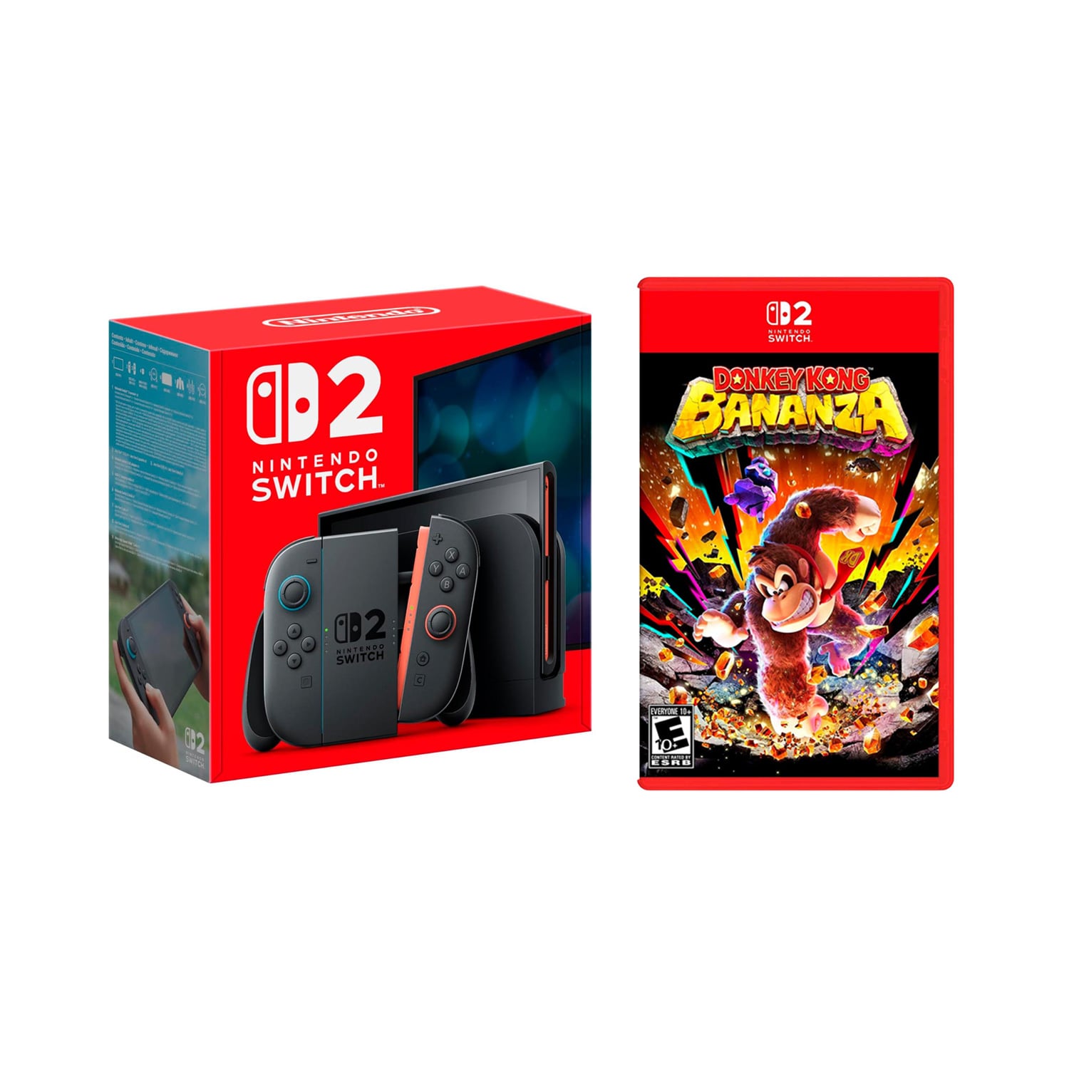CONSOLA NINTENDO SWITCH 2 + DONKEY KONG BANANZA - 1
