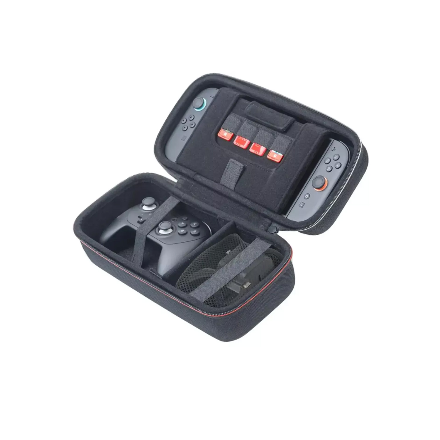 ESTUCHE GAME TRAVELER DELUXE SYSTEM CASE NINTENDO SWITCH 2 NEGRO NS230 - 3