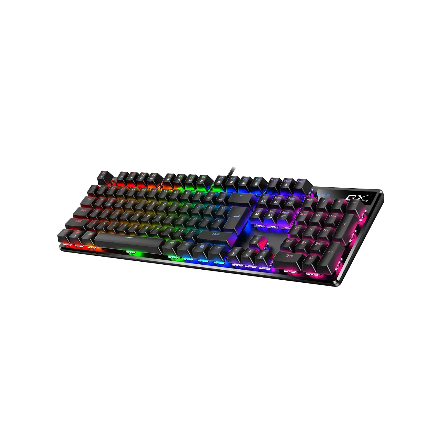 TECLADO GAMER GENIUS GX SCORPION K12 RGB US MECHANICAL USB AI COPILOT BLACK - 2