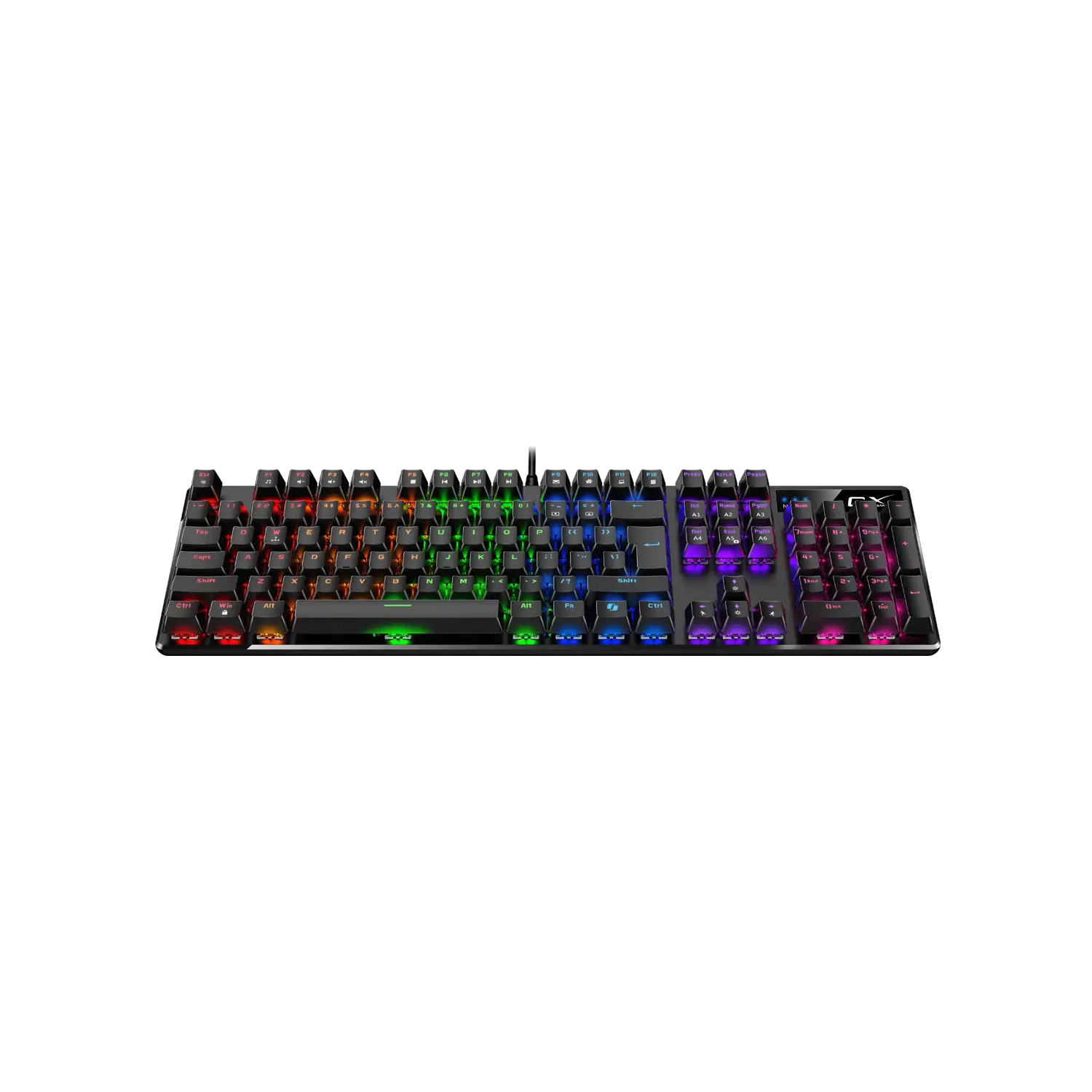 TECLADO GAMER GENIUS GX SCORPION K12 RGB US MECHANICAL USB AI COPILOT BLACK - 3