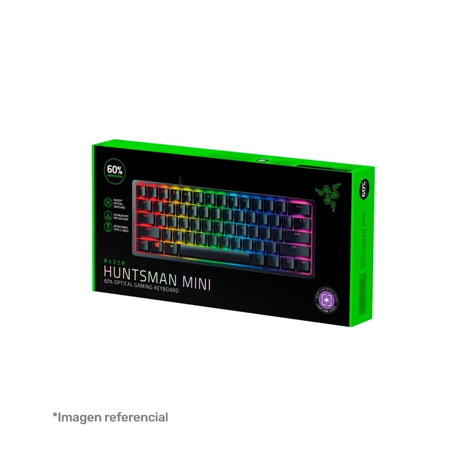 TECLADO GAMER RAZER HUNTSMAN MINI 60% SP OPTICAL GAMING BLACK - 3