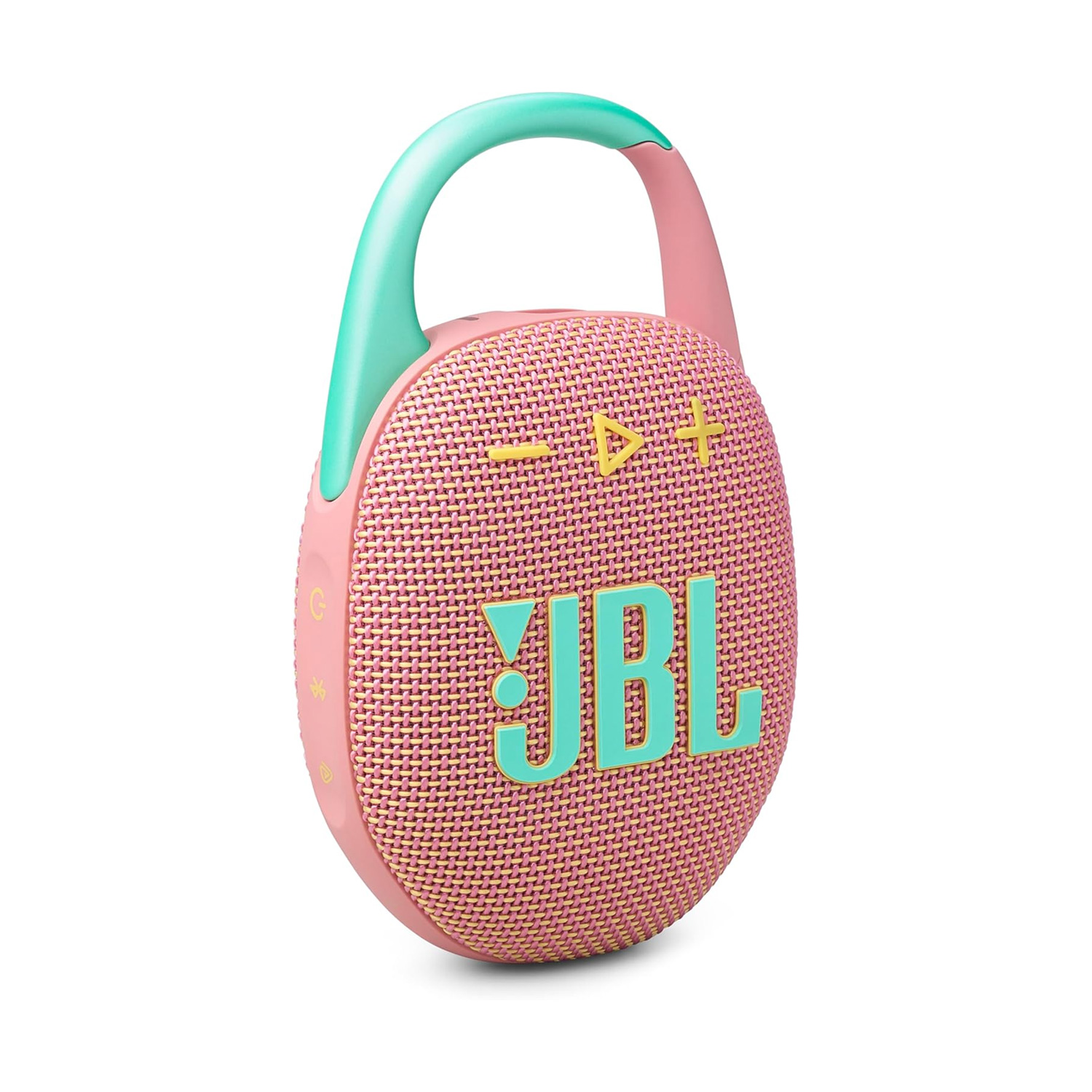 PARLANTE ALTAVOZ JBL CLIP 5 BLUETOOTH VERDE ROSADO - 1