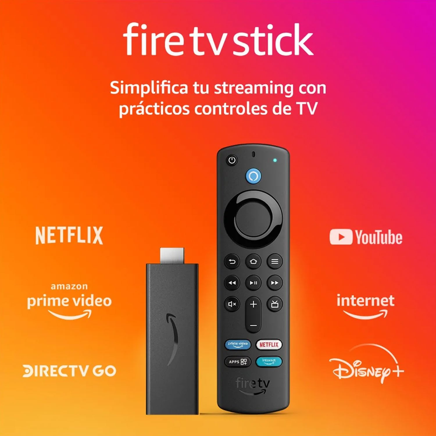 TV STICK AMAZON FIRE STICK FHD 8GB WI-FI 5 BLACK - 3