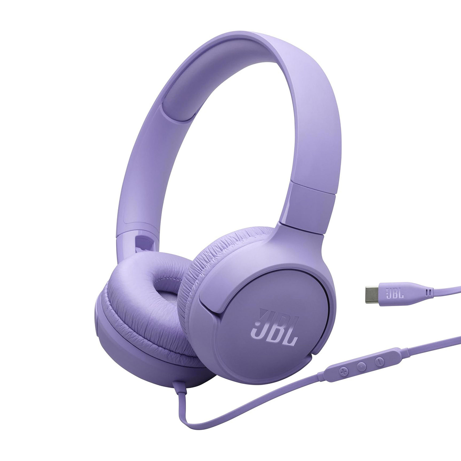 AUDIFONOS JBL TUNE 520C CON CABLE USB-C MORADO - 1