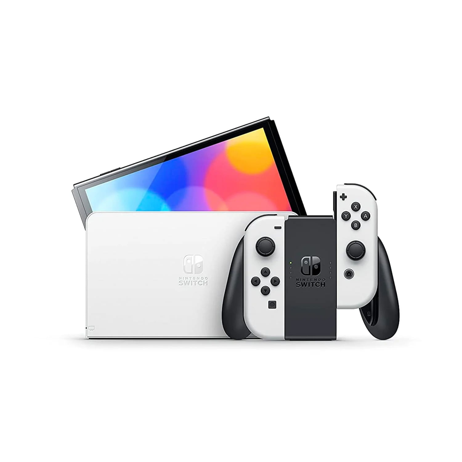 NINTENDO SWITCH MODELO OLED BLANCO + SUPER MARIO GALAXY + SUPER MARIO GALAXY 2 - 2