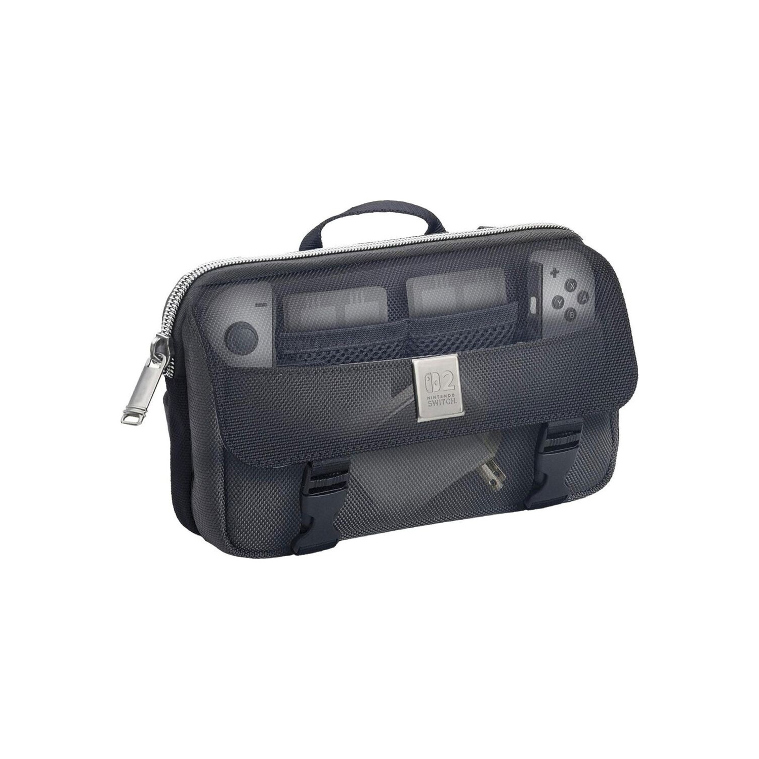 ESTUCHE GAME TRAVELER DELUXE CROSSBODY BAG NEGRO PARA NINTENDO SWITCH 2 - 4
