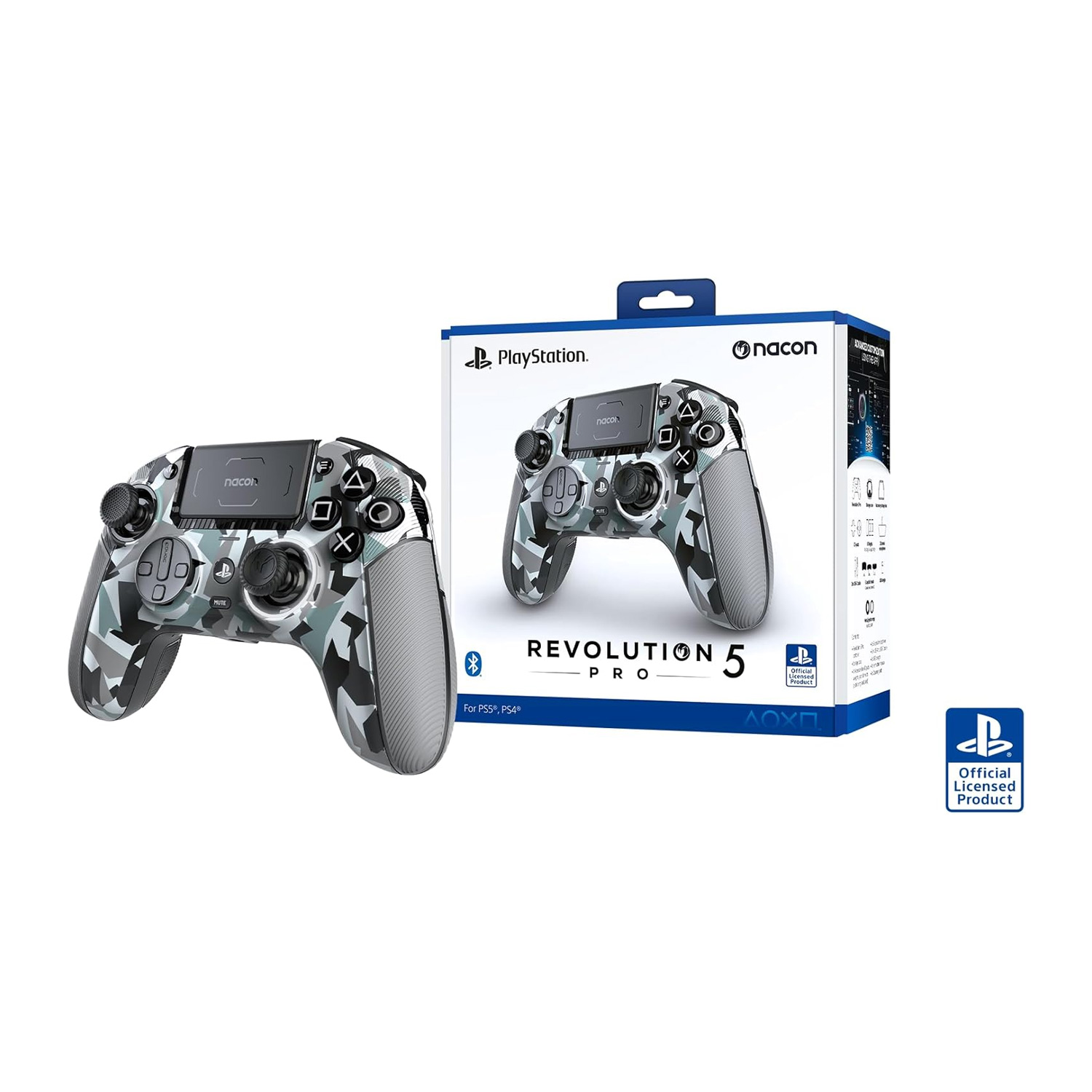 MANDO NACON REVOLUTION 5 PRO WIRELESS CONTROLLER CAMUFLADO GRIS - 4