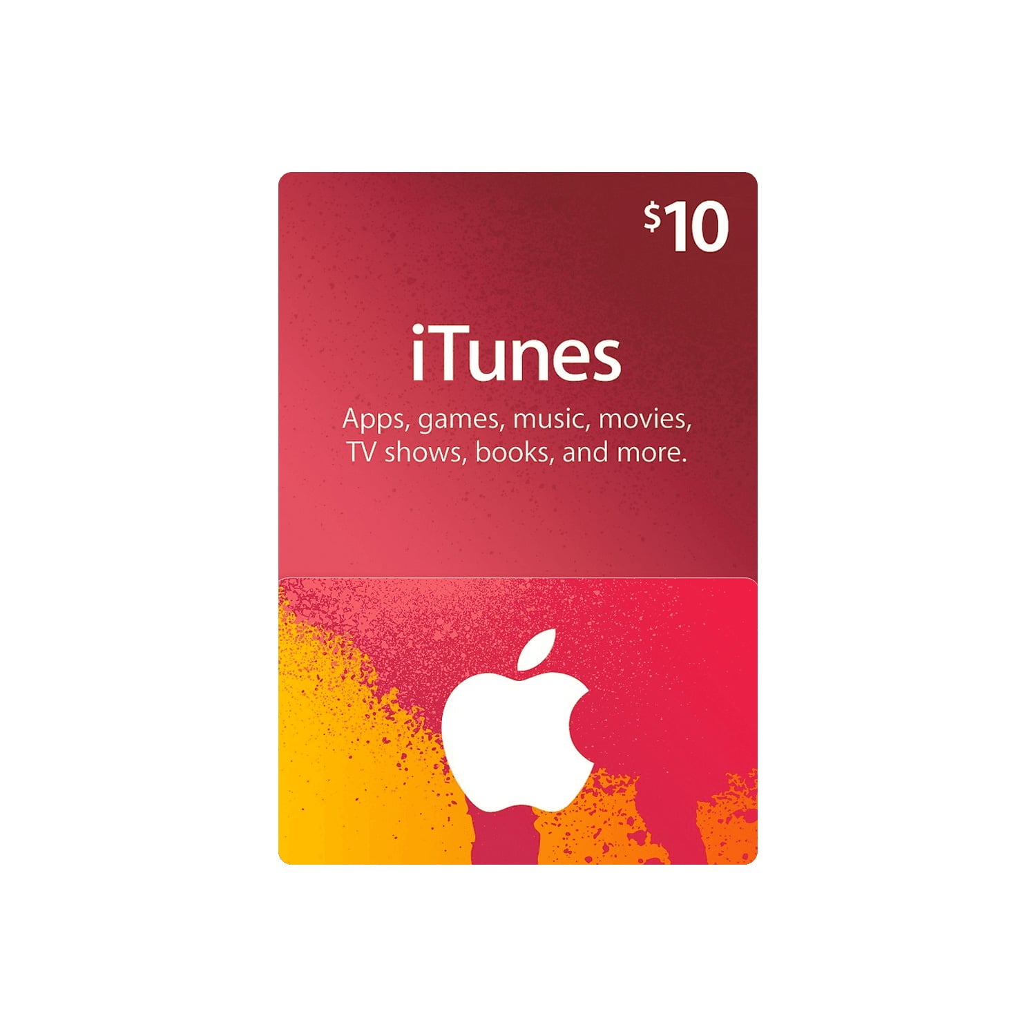 TARJETA GIFT CARD ITUNES 10 USD FISICO - 1