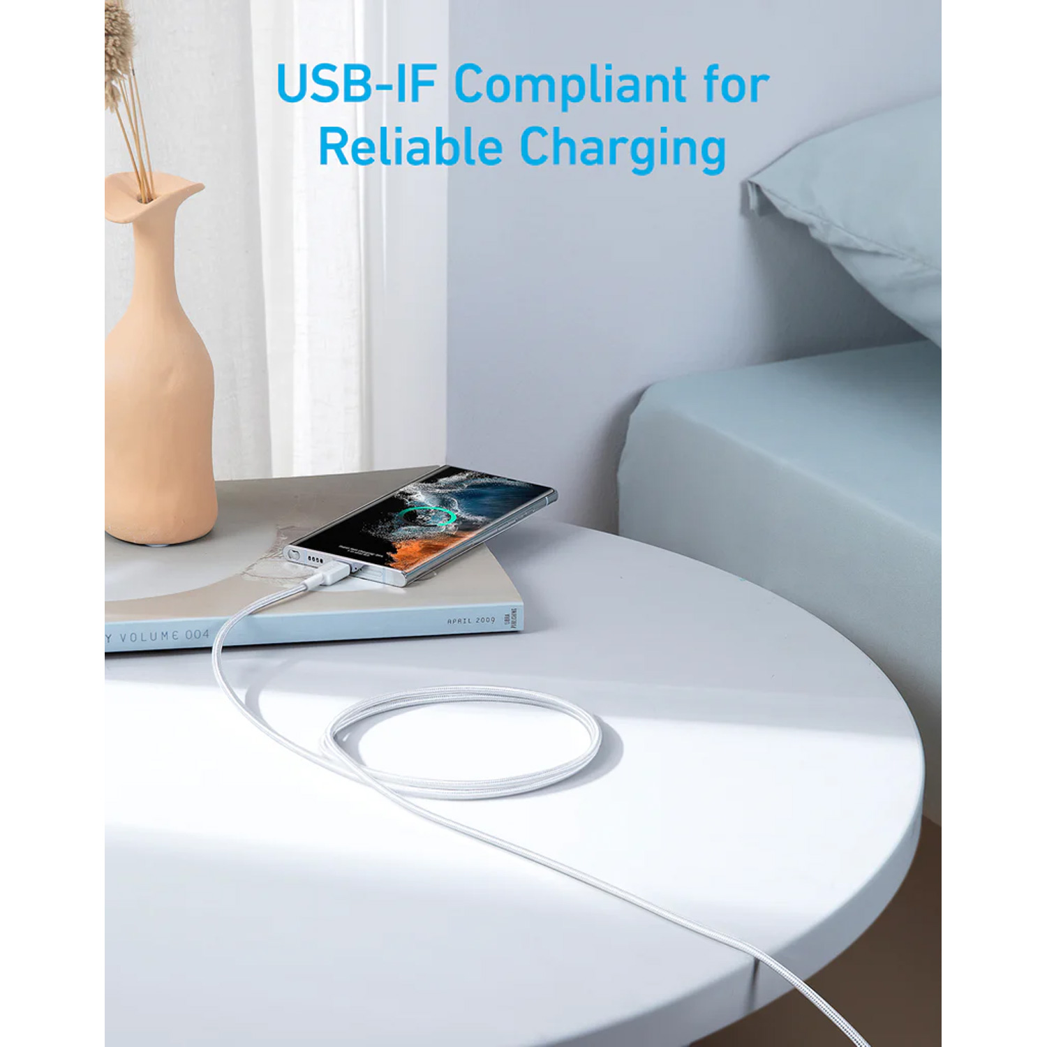 CABLE ANKER A81F7H21 USB-C A USB-C 3M BLANCO - 4