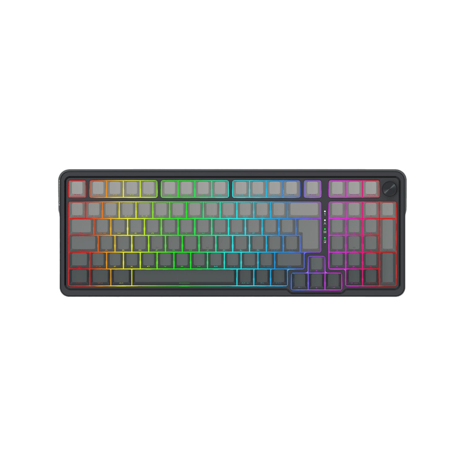 TECLADO GAMER REDRAGON EISA MAX K686SP-RGB-MAX ESPAÑOL TRI-MODO NEGRO - 1